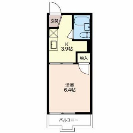 高田本山駅 徒歩15分 2階の物件間取画像